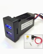 Lightforce CBUSBR USB Dual Outlet Suitable for Lightforce PX2 Ford Ranger Fascia (CBFASCIA)