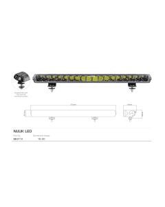 IONNIC 98-9114 20 inch 90W 9-32V 'NUUK' LED LIGHTBAR - combo beam